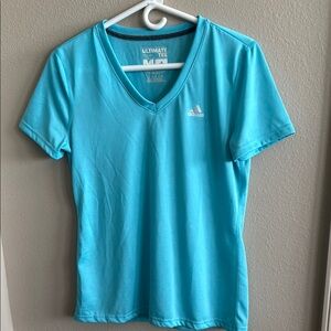 Adidas Women's Aqua V-Neck dry fit Tee